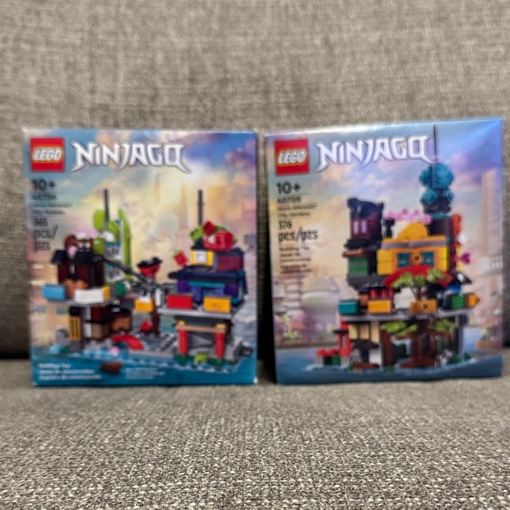LEGO micro Ninjago city markets and gardens 40705 40706 NIB